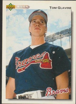 1992 Upper Deck Tom Glavine #342 Atlanta Braves