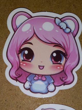 So Cute new 1⃣ big vinyl lap top sticker no refunds regular mail very nice quality