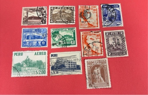 Peru Stamp lot