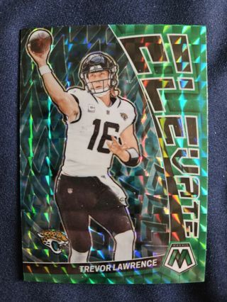 2023 Panini Mosaic Elevate Green Mosaic Trevor Lawrence