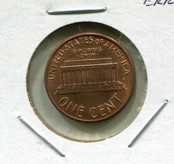 1988 P Lincoln Cent-Over Polished Die-Missing Statue