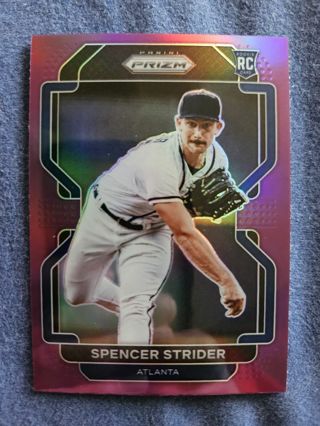 2022 Panini Prizm Tier III Purple Rookie Spencer Strider