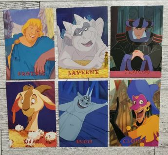 6 Hunchback of Notre Dame Character Cards