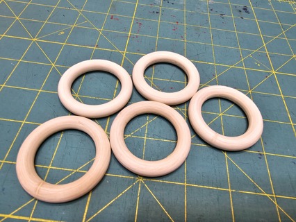 5 wood rings 