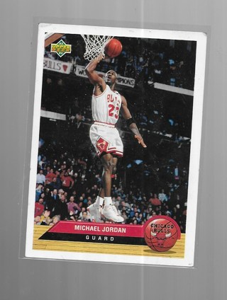 1992 UPPER DECK MCDONALDS MICHAEL JORDAN 