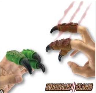 claw dinosaur raptor monster toy costume halloween children kid fastfood toy new sealed finger glove