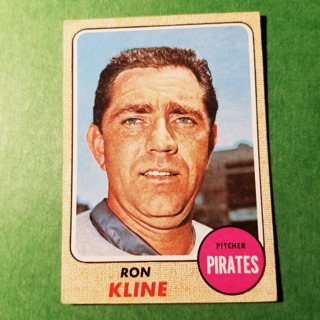 1968 - TOPPS BASEBALL CARD NO. 446 - RON KLINE - PIRATES