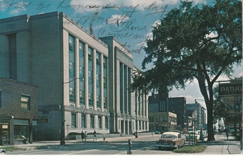 Vintage Used Postcard: A: 1967 Timken Vocational High School, Canton, OH