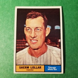 1961 - TOPPS EXMT - NRMT BASEBALL - CARD NO. 285  - SHERM LOLLAR - WHITE SOX