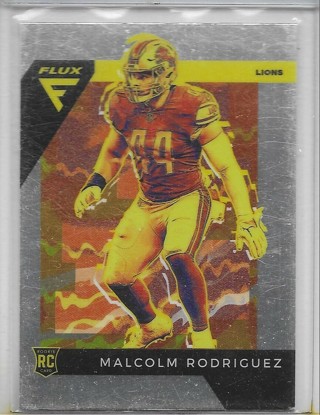 Malcolm Rodriguez 2022 Chronicles Flux #FX18 Rookie Card