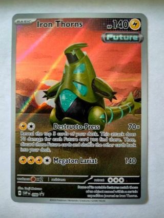 Iron thorns 098 rare holo promo NM Pokemon