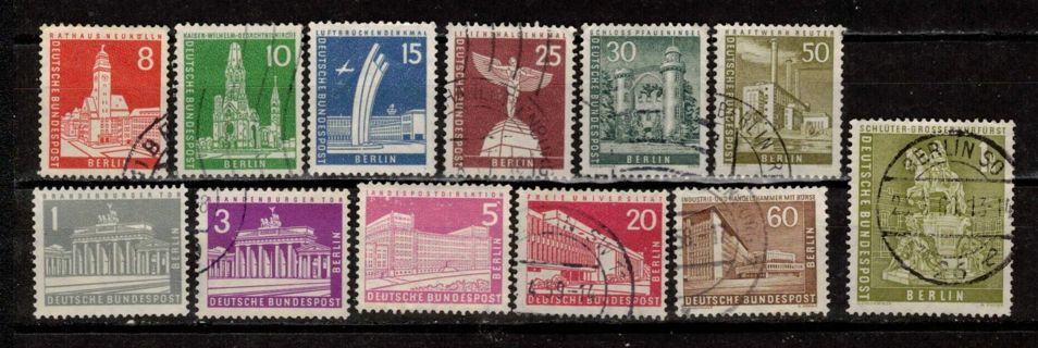 West Berlin Stamps 1956-63