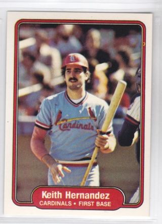 Keith Hernandez 1982 Fleer St. Louis Cardinals