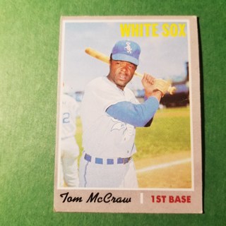 1970 - TOPPS BASEBALL CARD NO. 561 - TOM McCRAW - WHITE SOX