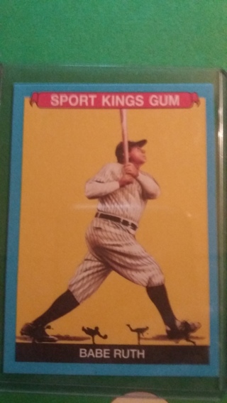 babe ruth baseball card free shipping