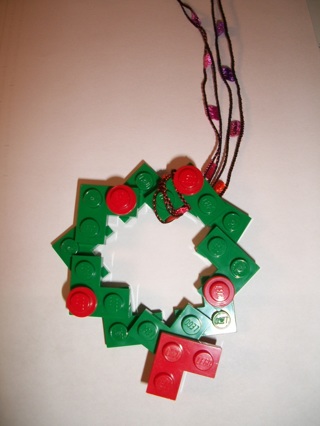 Lego Wreath Ornament