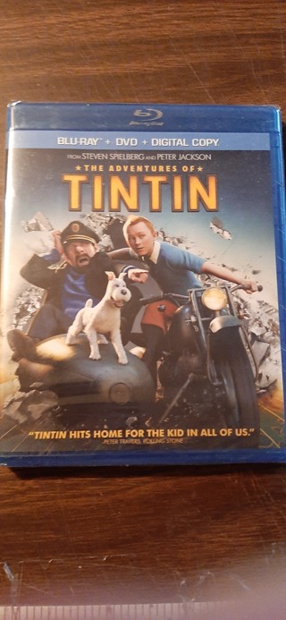 The Adventures of TinTin DVD BLU-RAY Digital Copy New Sealed