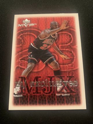  MICHAEL JORDAN 1999-00 Upper Deck MVP MJ Exclusives #190