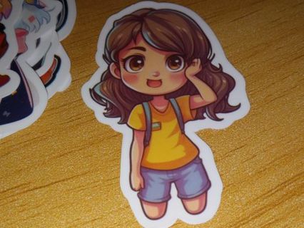 Girl 1⃣ nice vinyl sticker no refunds regular mail only Very nice quality!