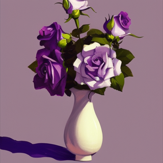 Listia Digital Collectible: Pretty Purple Roses