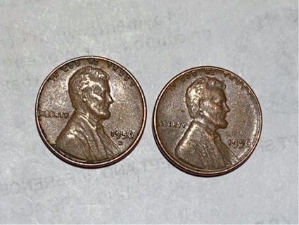1956 P&D LINCOLN WHEAT CENTS 
