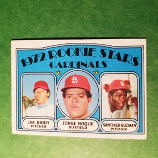 1972 - TOPPS BASEBALL CARD NO. 316 - 1972 ROOKIE STARS - CARDINALS