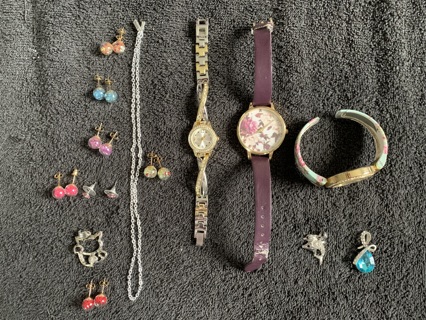 MISCELLANEOUS LOT OF JEWELRY~PLEASE READ DESCRIPTION~FREE SHIPPING!