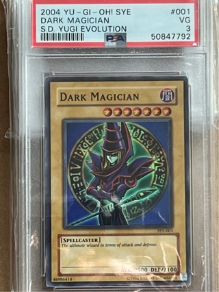 2004 Yuri-Oh! SYE Dark Magician, #001, SD Evolution