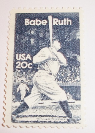 Scott #2046, Babe Ruth, One Useable 20¢ US Postage Stamp