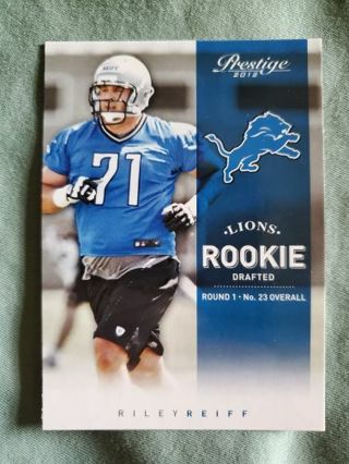 2012 Panini Prestige Rookie Riley Reiff