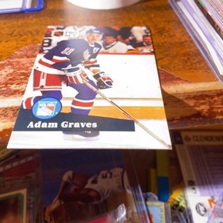 1991 pro set Adam graves hockey card 