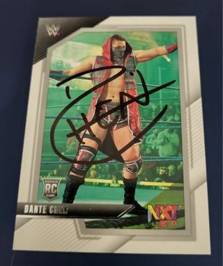 WWE NXT Dante Chen autograph card