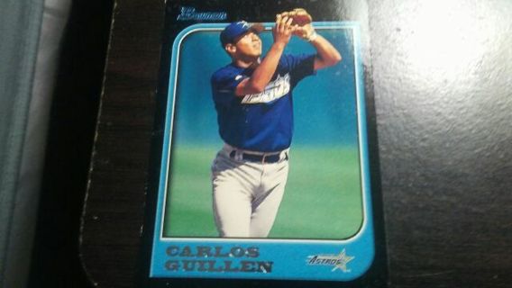 1997 BOWMAN CARLOS GUILLEN HOUSTON ASTROS BASEBALL CARD# 138