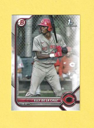 2022 Bowman Prospects Elly De La Cruz Reds Baseball Card