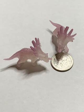 DINOSAURS~#14~LARGE~SET OF 2~GLOW IN THE DARK~FREE SHIPPING!