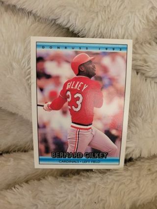 BERNARD GILKEY CARDINALS LEFT FIELD SPORTS CARD WITH 2 MYSTERY CARDS