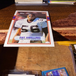 1989 topps pat swilling football card 