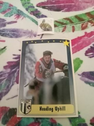 1992 iditarod Trail Alaska Card