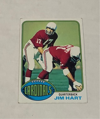 1976 Topps Jim Heart Football Card!!