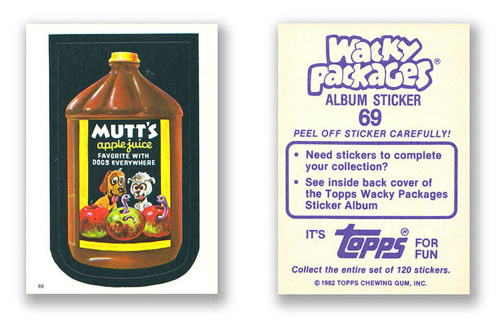 1982 Wacky Packages # 69