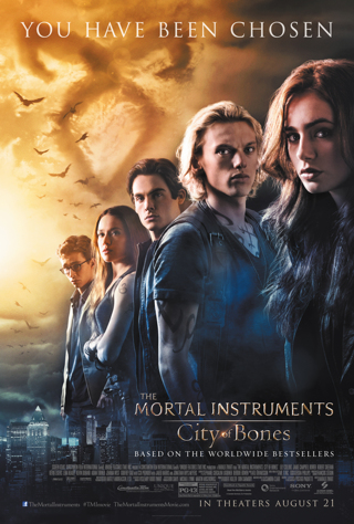 "The Mortal Instruments City Of Bones" HD "Vudu or Movies Anywhere" Digital Code