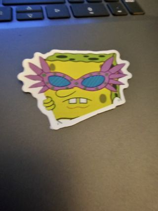 Small SpongeBob sticker