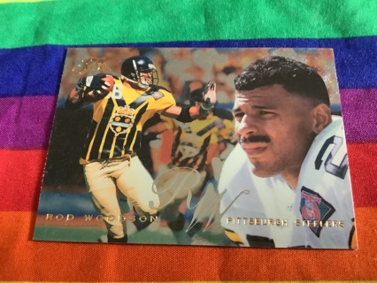 Rod Woodson Pittsburgh Steelers Flair 95 Fleer 1995 Rare Football Card #170