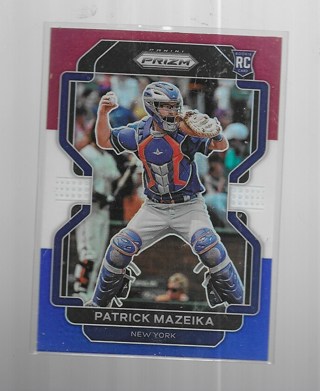 2022 PRIZM PATRICK MAZEIKA ROOKIE REFRACTOR #91