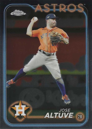 2024 Topps Chrome Houston Astros 3-Card Lot