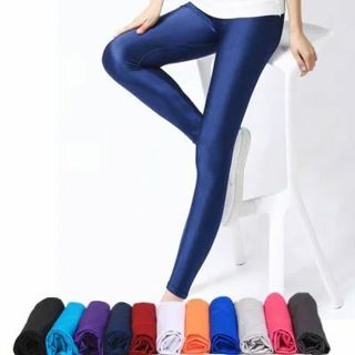 Women's shiny pant leggings