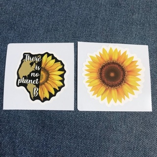 2 new Sunflower Magnets, Free Mail US only