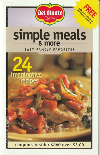 Vintage Cook Book, magazine soft covered: Simple Meals