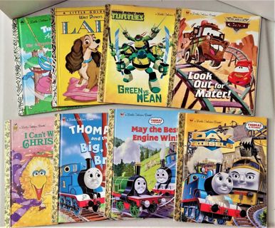 8 Little Golden Books 1954 (LADY) to 2013 as shown - VG collectible condition