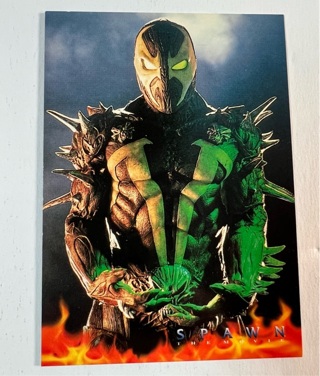 1997 SPAWN THE MOVIE INKWORKS PREMIUM TRADING CARDS PROMO CARD P2